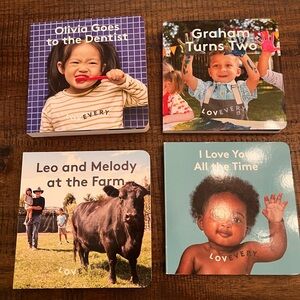 Lovevery Kids Storybook Collection - Blue, Purple, Green